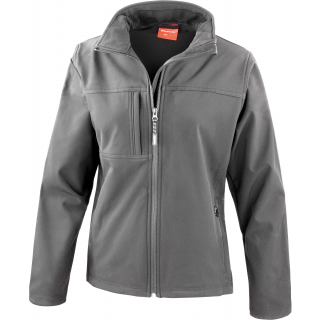 Veste softshell femme R121F - Grey personnalisable - Vue de face