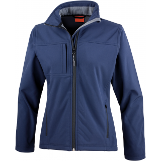 Veste softshell femme R121F - Navy personnalisable - Vue de face