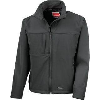 Veste softshell homme R121 - Black personnalisable - Vue de face