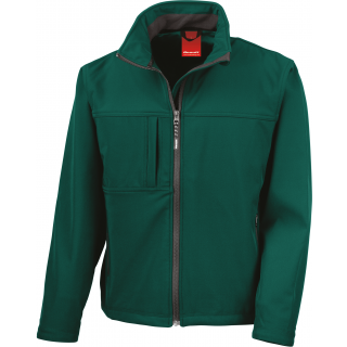 Veste softshell homme R121 - Bottle Green personnalisable - Vue de face