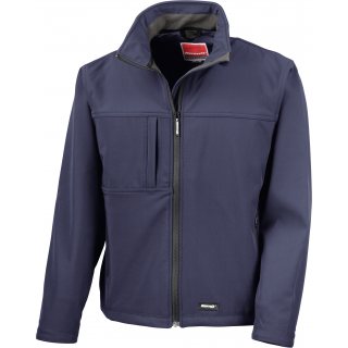 Veste softshell homme R121 - Navy personnalisable - Vue de face
