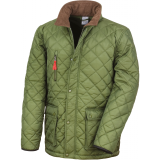 Veste Cheltenham Gold R196X - Olive personnalisable - Vue de face