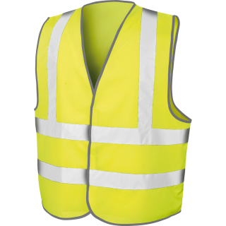 Gilet de sécurité High Viz Motorway R201X - Fluorescent Yellow personnalisable - Vue de face