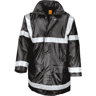 Parka "Management" R23 - Black personnalisable - Vue de face