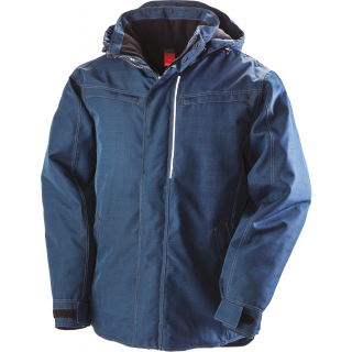 Parka robuste "effet denim" R326X - Navy personnalisable - Vue de face