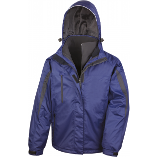 Parka 3en1 intérieur Softshell R400M - Navy personnalisable - Vue de face