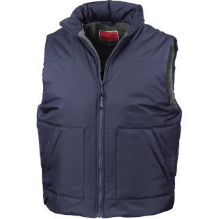 Bodywarmer doublé polaire R44 - Navy personnalisable - Vue de face