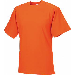 T-shirt Heavy Duty RU010M - Orange personnalisable - Vue de face