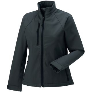 Veste softshell femme RU140F - Titanium personnalisable - Vue de face