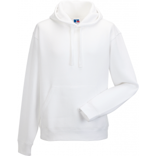 Sweat-shirt capuche Authentic homme RU265M - White personnalisable - Vue de face