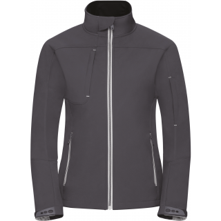 Veste femme Softshell Bionic-Finish® RU410F - Iron Grey personnalisable - Vue de face