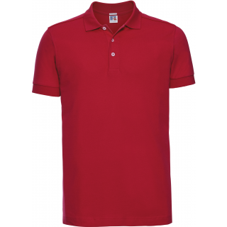 Polo Stretch Homme RU566M - Classic Red personnalisable - Vue de face