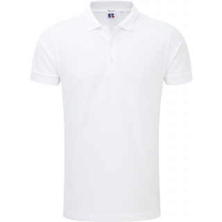 Polo Stretch Homme RU566M - White personnalisable - Vue de face