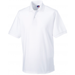 Polo Heavy Duty RU599M - White personnalisable - Vue de face