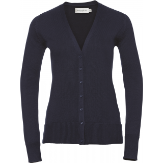 Cardigan femme RU715F - French Navy personnalisable - Vue de face