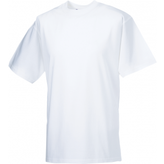 T-Shirt Authentic Heavyweight RUZT215 - White personnalisable - Vue de face