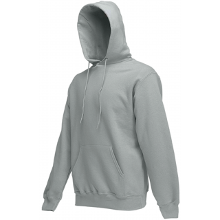 Sweat-shirt capuche Classic (62-208-0) SC244C - Heather Grey personnalisable - Vue de face