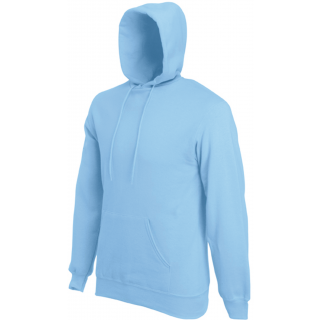 Sweat-shirt capuche Classic (62-208-0) SC244C - Sky Blue personnalisable - Vue de face
