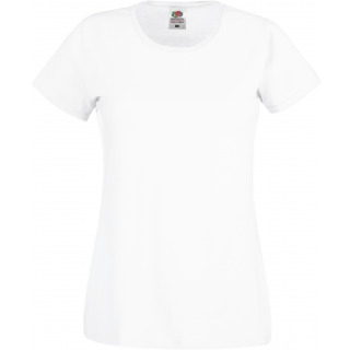 T-shirt Femme Original-T (Full Cut 61-420-0) SC61420 - White personnalisable - Vue de face