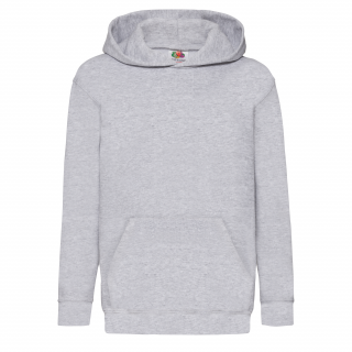 Sweat-shirt enfant capuche Classic (62-043-0) SC62043 - Heather Grey personnalisable - Vue de face