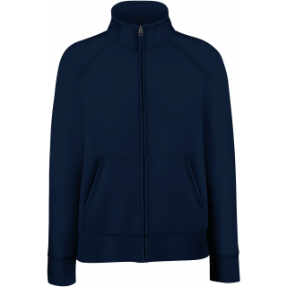 Veste femme molleton zippée Premium (62-116-0) SC62116 - Deep Navy personnalisable - Vue de face