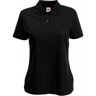Polo femme 65/35 (63-212-0) SC63212 - Black personnalisable - Vue de face