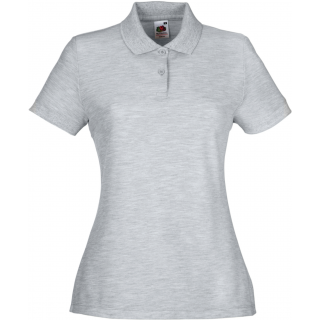 Polo femme 65/35 (63-212-0) SC63212 - Heather Grey personnalisable - Vue de face