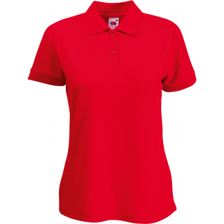 Polo femme 65/35 (63-212-0) SC63212 - Red personnalisable - Vue de face