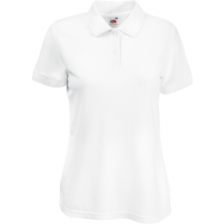 Polo femme 65/35 (63-212-0) SC63212 - White personnalisable - Vue de face