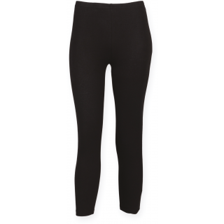 Legging 3/4 femme SK068 - Black personnalisable - Vue de face