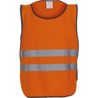 Chasuble haute visibilité YHVJ269 - Hi Vis Orange personnalisable - Vue de face
