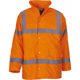 Parka Haute visibilité YHVP300 - Hi Vis Orange personnalisable - Vue de face