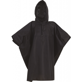 Poncho léger YHVS470 - Black personnalisable - Vue de face