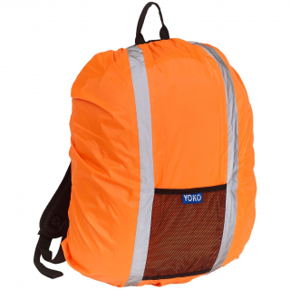 Housse de protection imperméable pour sac à dos YHVW068 - Orange personnalisable - Vue de face