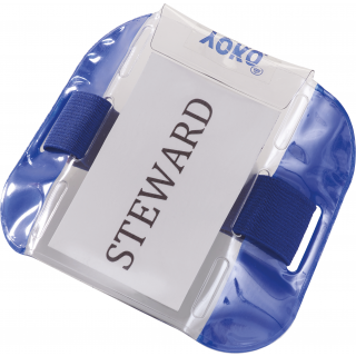 Brassards d'identité YID03 - Blue personnalisable - Vue de face