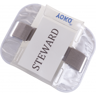 Brassards d'identité YID03 - Silver personnalisable - Vue de face