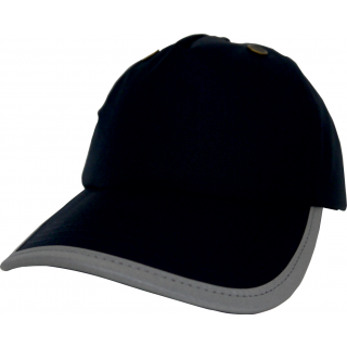 Casquette de protection 5 panneaux YTFC100 - Navy personnalisable - Vue de face