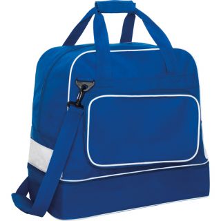 Sac de sport double anse de transport STRIKER bleu royal de travers