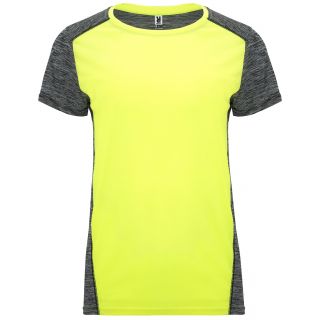 ZOLDER WOMAN JAUNE FLUO/NOIR CHINÉ
