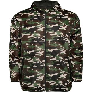 Coupe-vent avec capuche ANGELO camouflage forêt