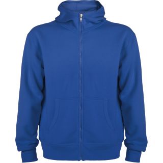 Sweat-shirt capuche avec fermeture éclair MONTBLANC bleu royal