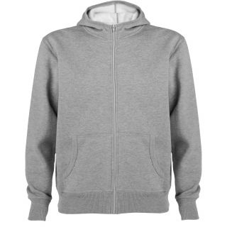 Sweat-shirt capuche avec fermeture éclair MONTBLANC gris chiné