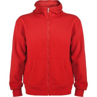 Sweat-shirt capuche avec fermeture éclair MONTBLANC rouge