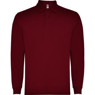 Polo homme manches longues CARPE GRENAT
