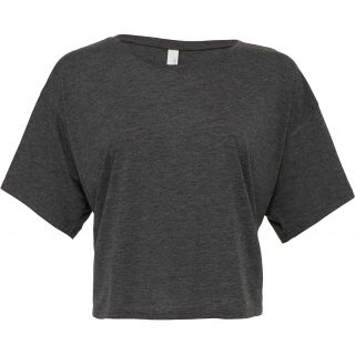 T-shirt femme silhouette boxy BE8881 - Dark Grey Heather