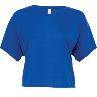 T-shirt femme silhouette boxy BE8881 - True Royal Blue