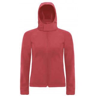 Veste softshell femme capuche JW937 - Red