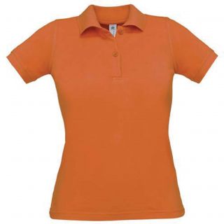 Polo femme manches courtes Safran Pure PW455 - Pumpkin Orange