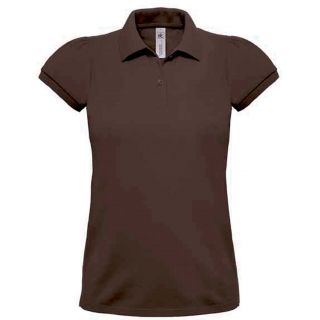 Polo femme manches courtes heavymill PW460 - Brown