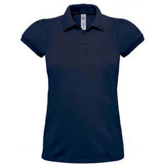 Polo femme manches courtes heavymill PW460 - Navy